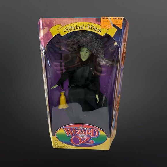 Vintage 1994 The Wizard of Oz Sky Kids Wicked Witch Collectible Doll 12” Sealed